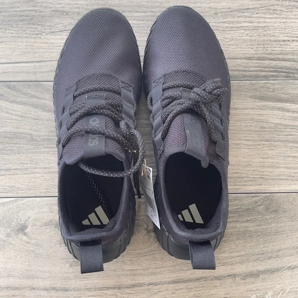 Adidas Kaptir 3.0 Running Shoes Mens 10.5 Black IF7316 Sneakers Trainers GYM NEW